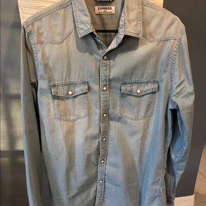 Men’s Jean long sleeve shirt
